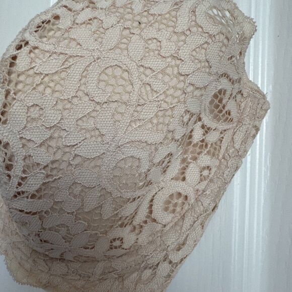 NWT Victoria’s Secret Body Beige Nude Lace Bow Lined Demi Bra Underwire 34DDD - Picture 2 of 6
